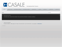 Tablet Screenshot of casale.ch